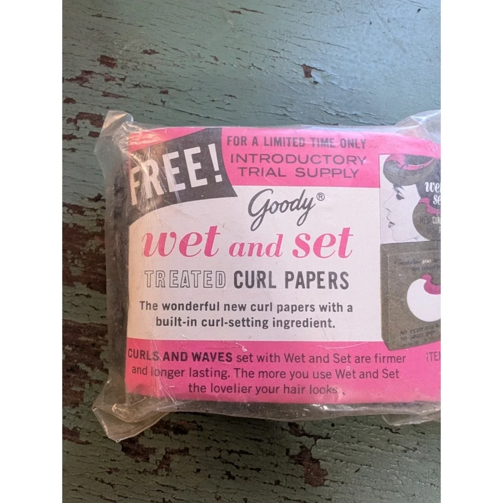 Brand New In The Original Package, 8 Vintage Goody Brush Rollers, 16 Pink Pins